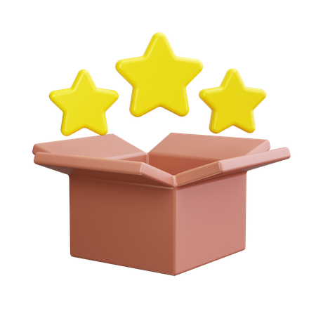 Estrellas de calificación  3D Icon