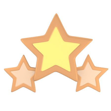 Estrellas de calificación  3D Illustration