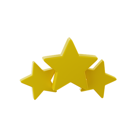 Estrellas de calificación  3D Icon