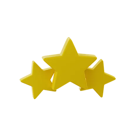 Estrellas de calificación  3D Icon