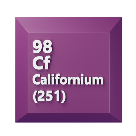 Californium  3D Icon