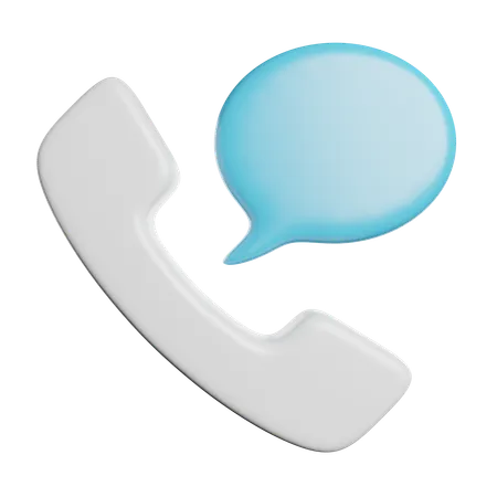 Call Support Communication 3D Icon