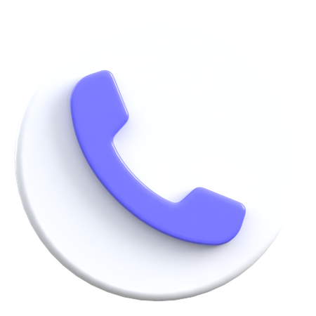 電話  3D Icon