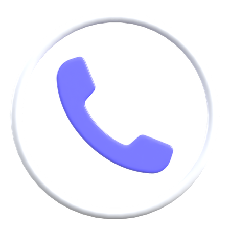 電話  3D Icon