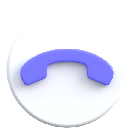電話  3D Icon
