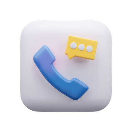 Call  3D Icon