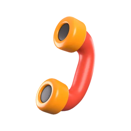 3 D Rendering Call Phone Application Icon 3D Icon