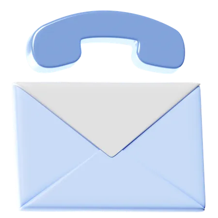 Call And Message  3D Icon