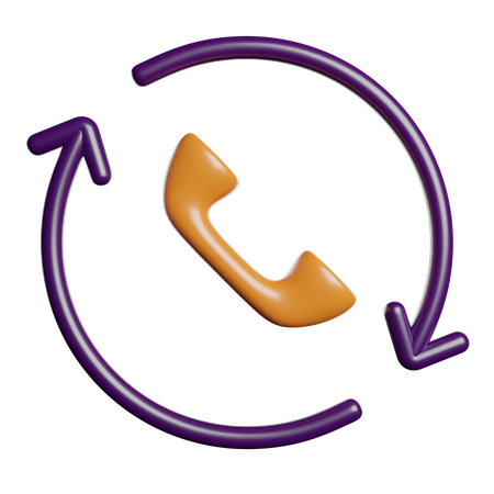 Call Back  3D Icon