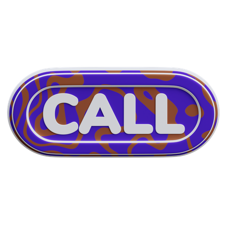 Call Button  3D Icon