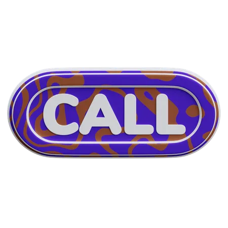 Call Button  3D Icon