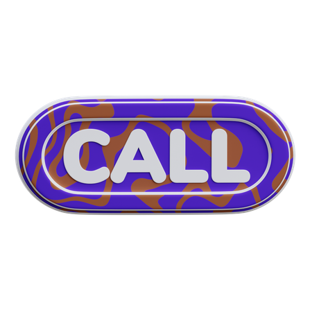 Call Button  3D Icon