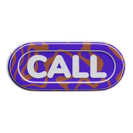 Call Button  3D Icon