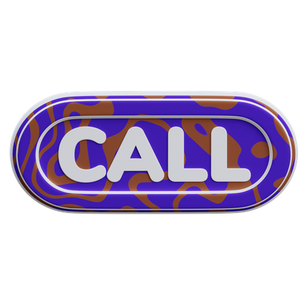 Call Button  3D Icon