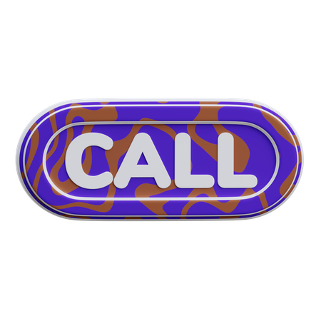 Call Button  3D Icon