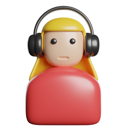 コールセンター  3D Icon