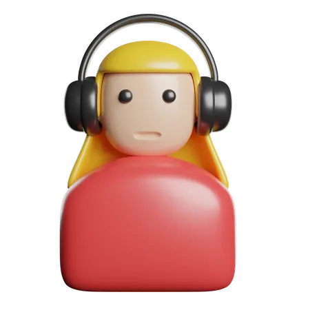 コールセンター  3D Icon