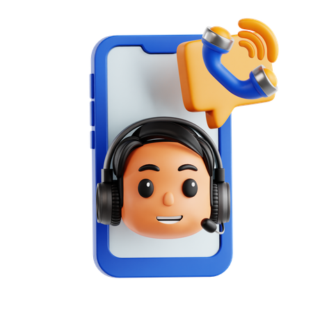 Call Center  3D Icon