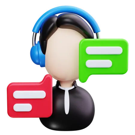 Call Center  3D Icon