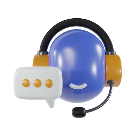 Call Center  3D Icon