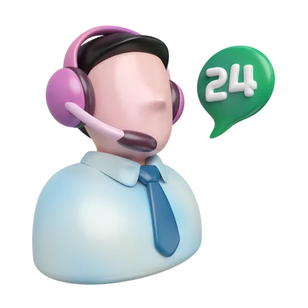 Call Center  3D Icon