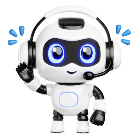 Call Center Bot  3D Icon