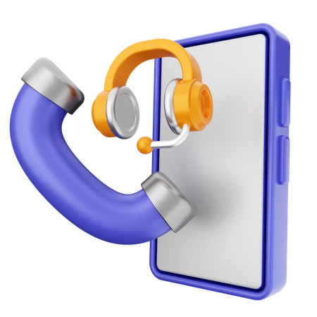 Call Center Helpdesk  3D Icon