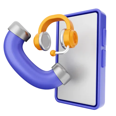 Call Center Helpdesk  3D Icon