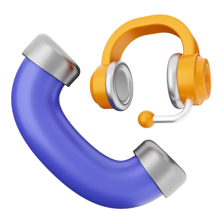 Call Center Helpdesk  3D Icon