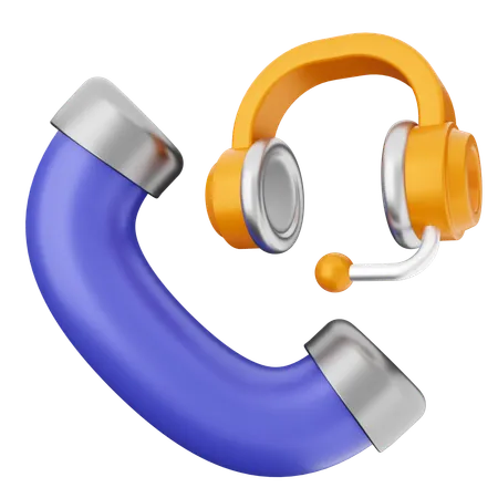 Call Center Helpdesk  3D Icon