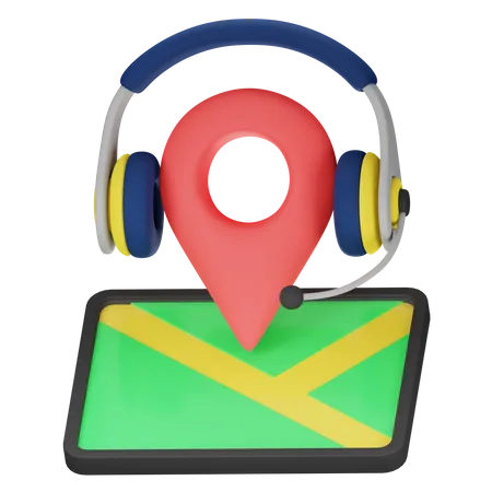 Call Center Location  3D Icon