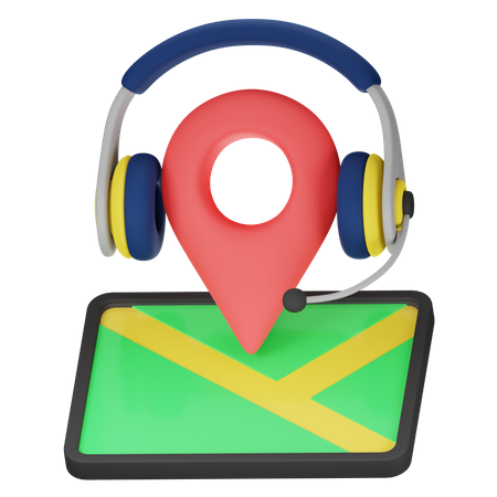 Call Center Location  3D Icon