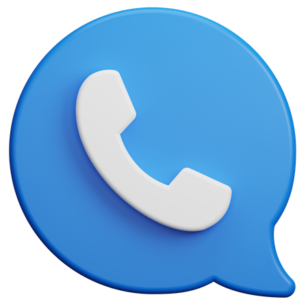 Call Chat  3D Icon