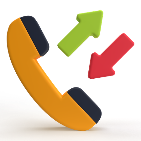 Call Diversion  3D Icon