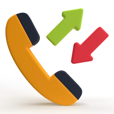 Call Diversion  3D Icon