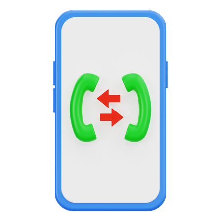 Call diversion  3D Icon