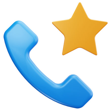 Call Favorite  3D Icon