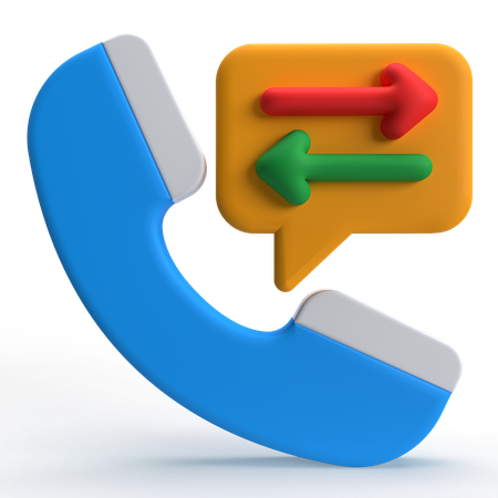 Call Forwarding  3D Icon