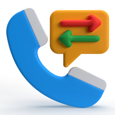 Call Forwarding  3D Icon