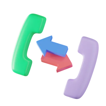 Call Forwarding  3D Icon