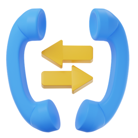 Call Forwarding  3D Icon