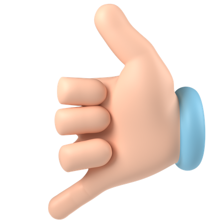 Call Gesture  3D Icon