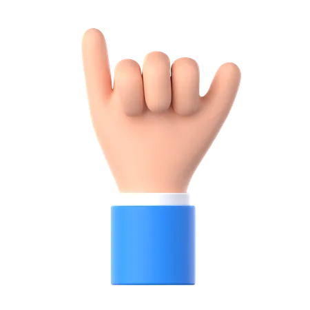 Call Hand Gesture  3D Icon