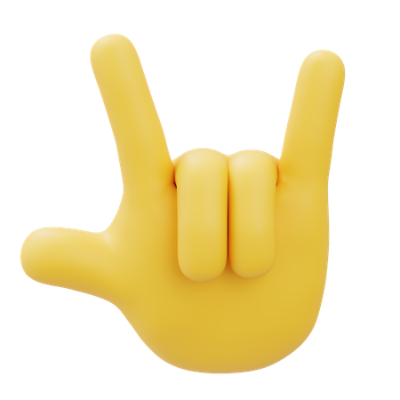 Call Hand Gesture  3D Icon