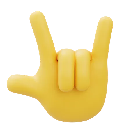 Call Hand Gesture  3D Icon