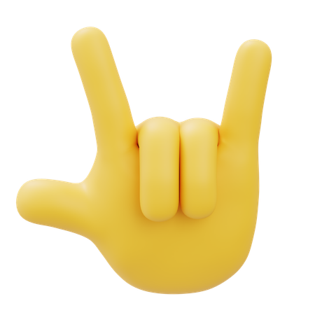Call Hand Gesture  3D Icon