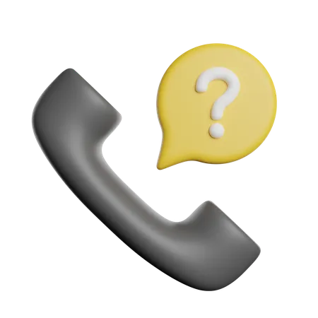 Call Help  3D Icon