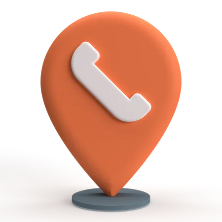 Call Location  3D Icon