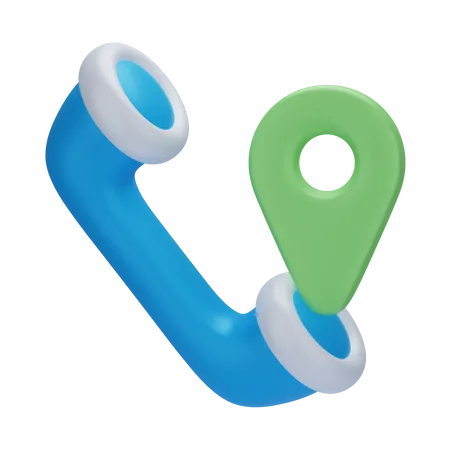 Call Location  3D Icon