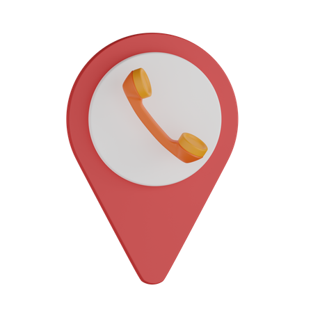 Call Location  3D Icon